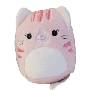 Squishville - Pastel Squad - Pink Kitty  - New 2" Plush